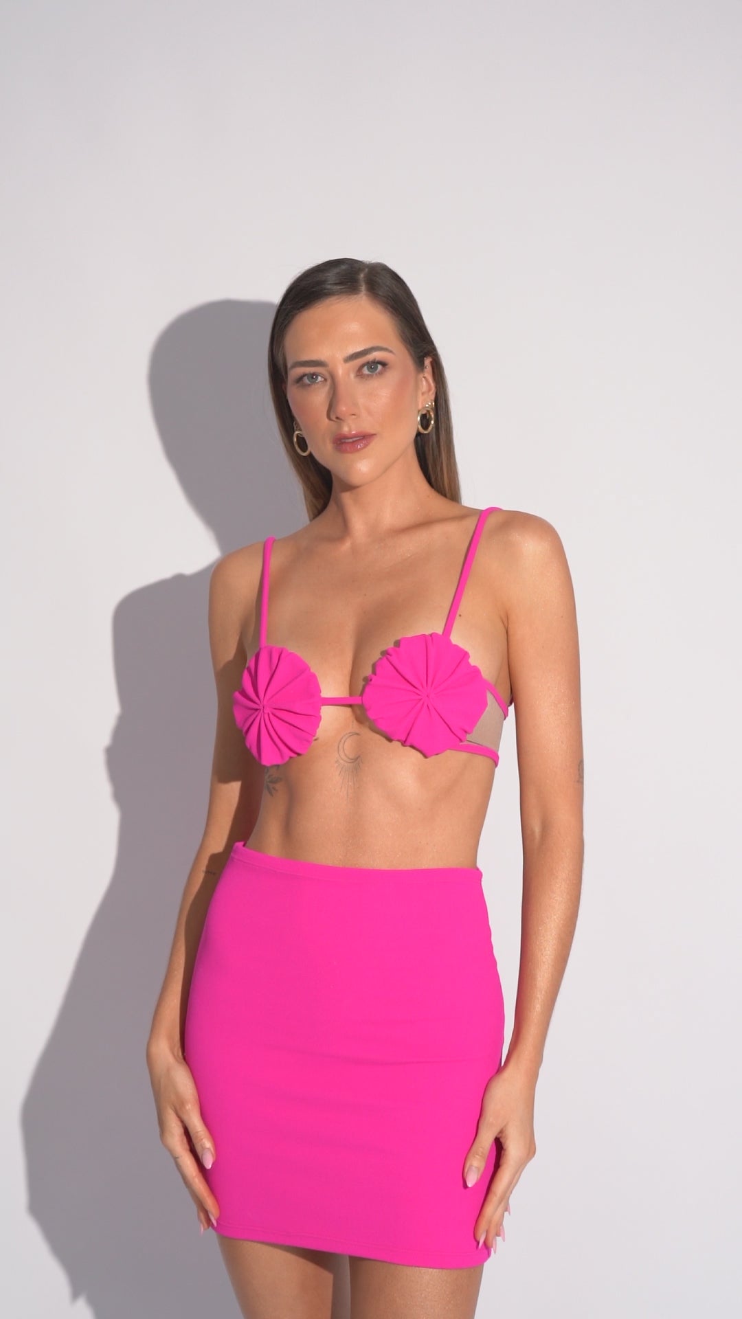 Flora Skirt - Pink Sand