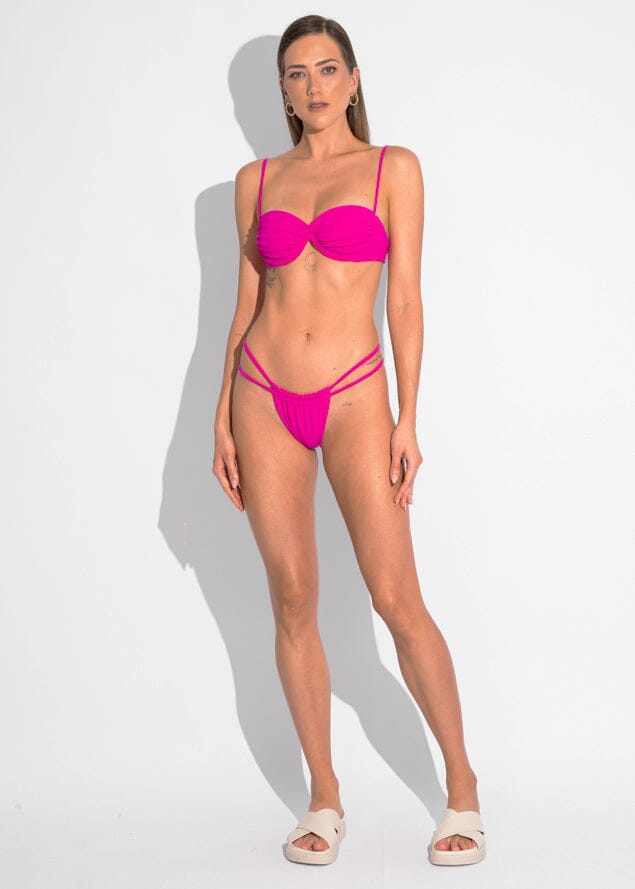 Ariel Top - Pink Sand Top Naked Swimwear 