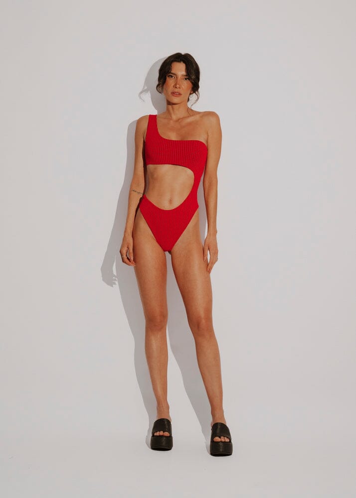 Body Cora - Vichy Red Naked Swimwear 