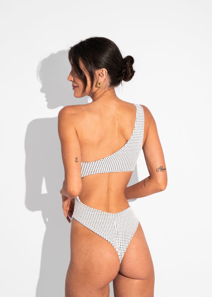 Body Cora - Vichy White Naked Swimwear 