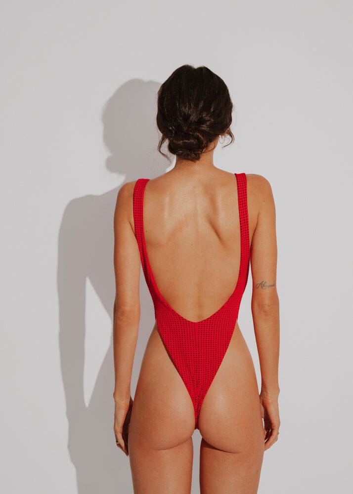 Body Nikki - Vichy Red Naked Swimwear 