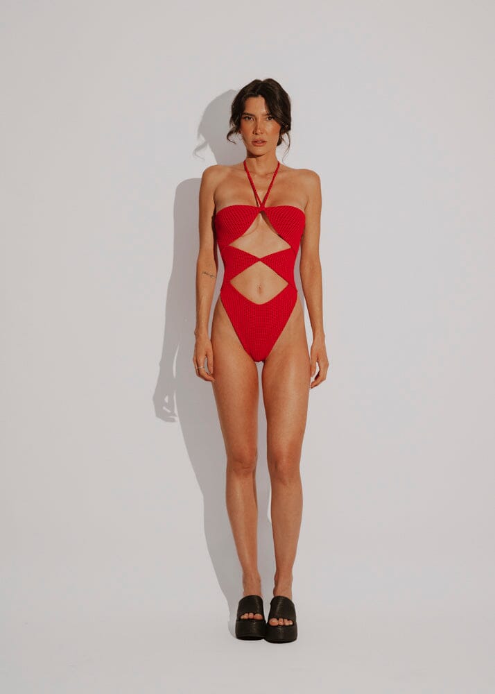 Body Skipper - Vichy Red Naked Swimwear 