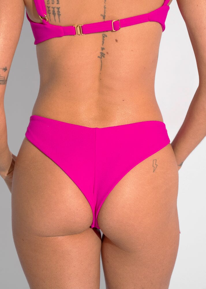 Brigitte Bottom - Pink Sand Bottom Naked Swimwear XS Cheeky 