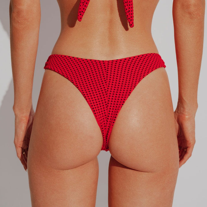 Calcinha Suri - Vichy Red Naked Swimwear PP 