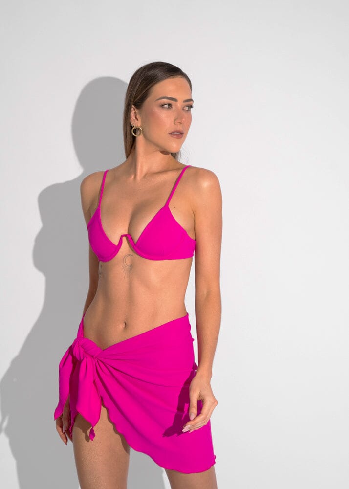 Lola Sarong - Pink Sand Beachwear Naked Swimwear 