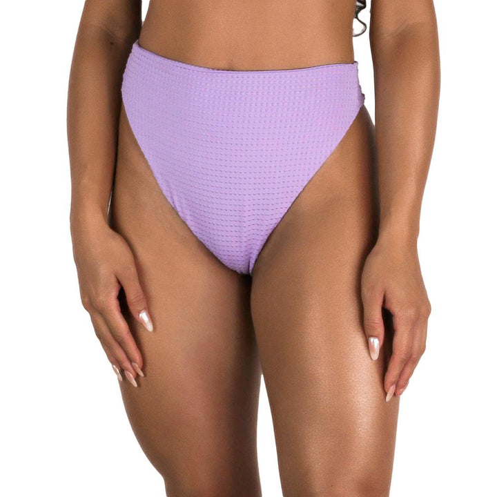 Loren Bottom - Lavender Dots Bottom Naked Swimwear XS Brazilian 