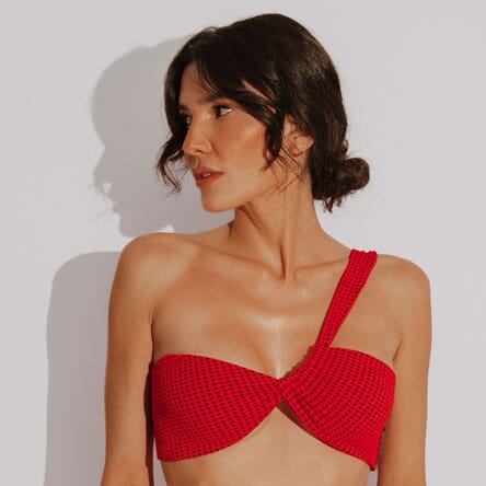 Top Bella - Vichy Red Naked Swimwear PP 